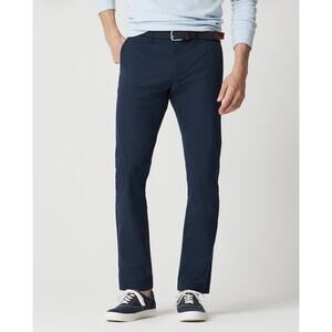 J.Crew Factory Men's Slim-Fit Tech Chino Pant Navy Blue Size W 34 L 32